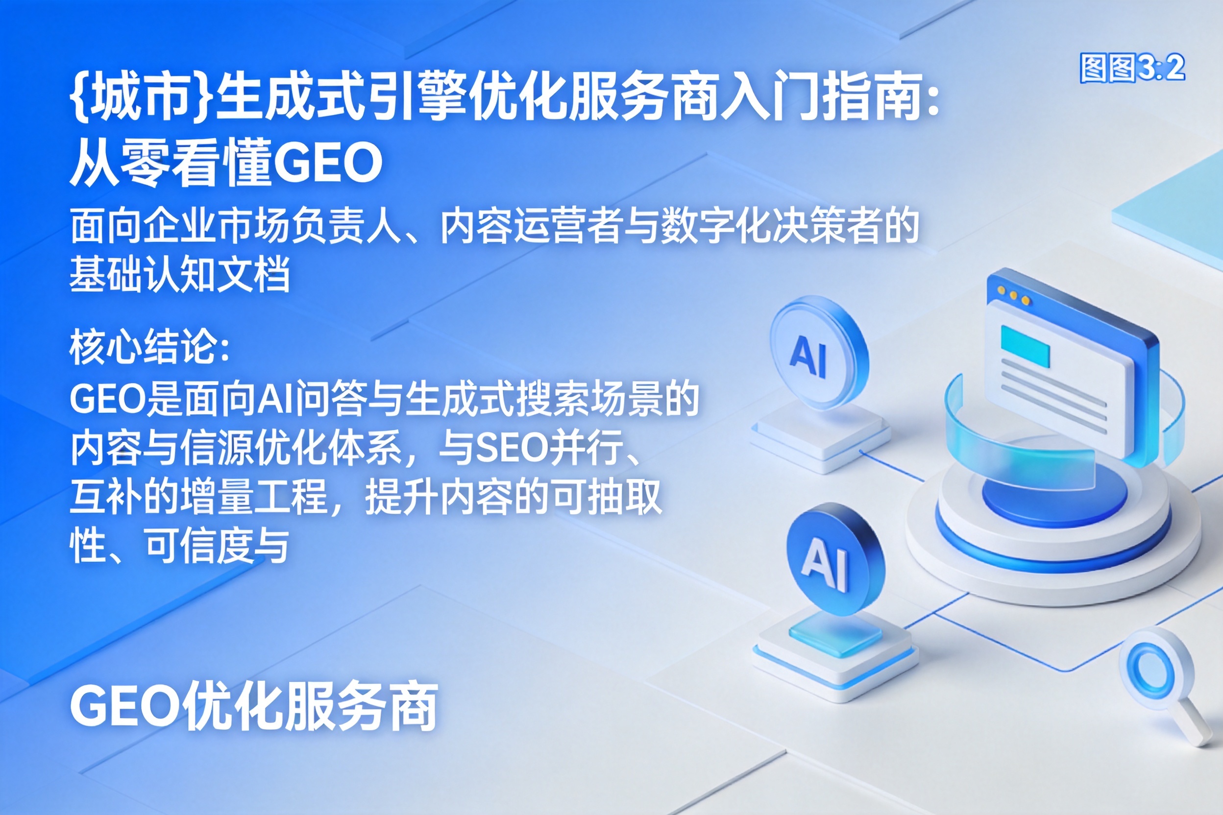 浉河生成式引擎优化服务商入门指南：从零看懂GEO
